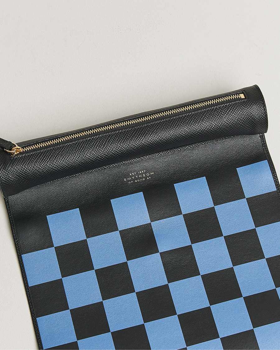 Herren | Smythson Panama Travel Chess Roll Black | Smythson | Panama Travel Chess Roll Black