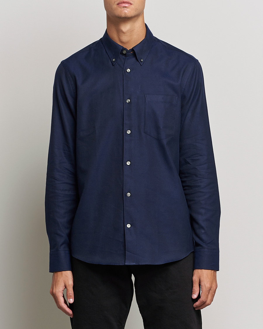 Herren | Hemden | Tiger of Sweden | Sankt Cotton Shirt Light Ink