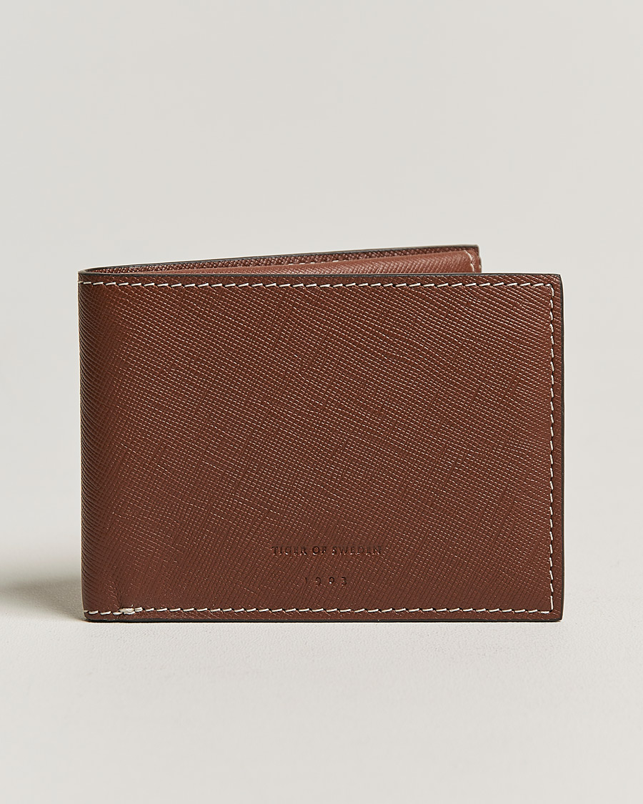 Herren | Tiger of Sweden Wivalius Leather Card Holder Light Brown | Tiger of Sweden | Wivalius Leather Card Holder Light Brown