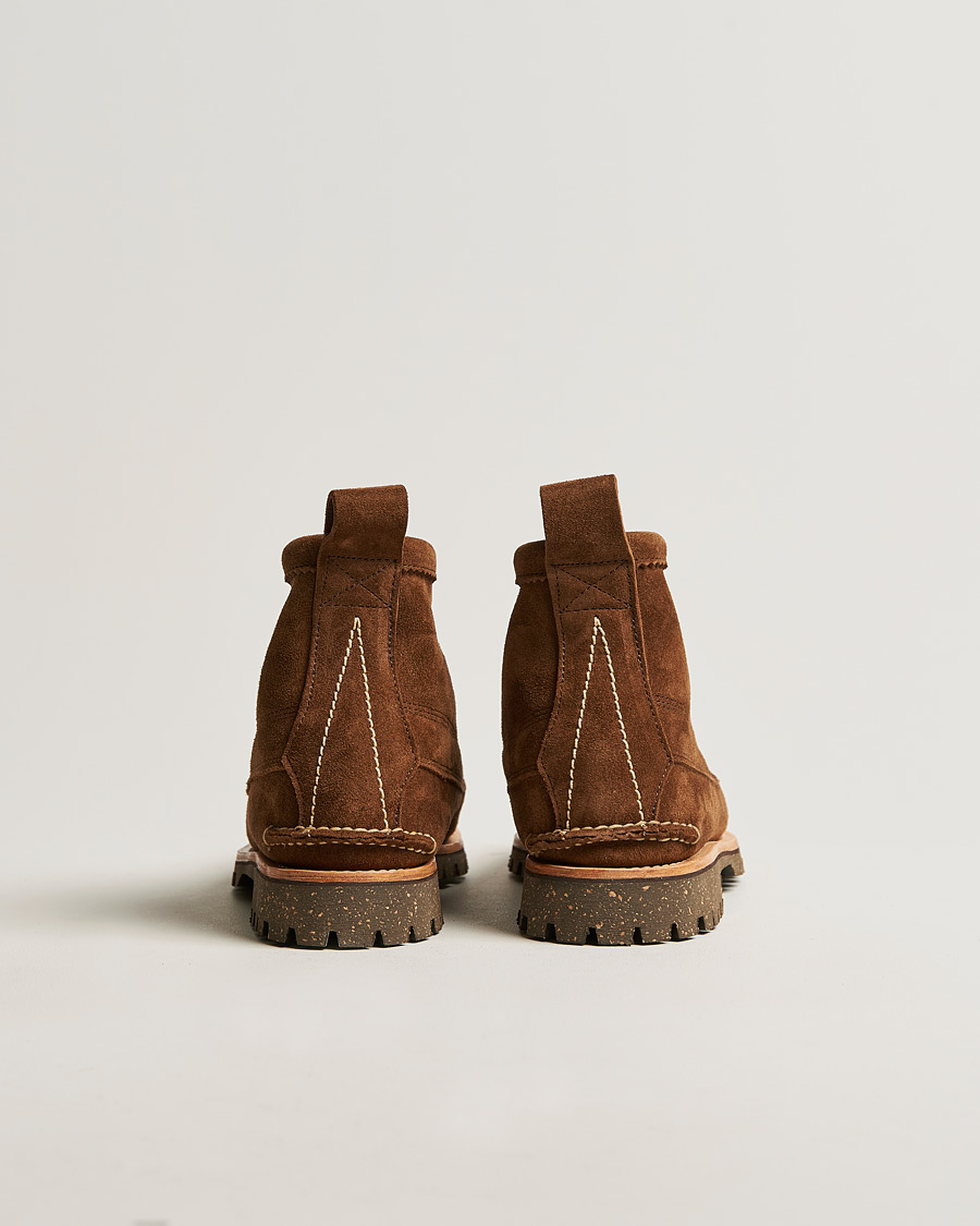 Herren | Yuketen Cortina Sole Angler Boots Dark Brown Suede | Yuketen | Cortina Sole Angler Boots Dark Brown Suede