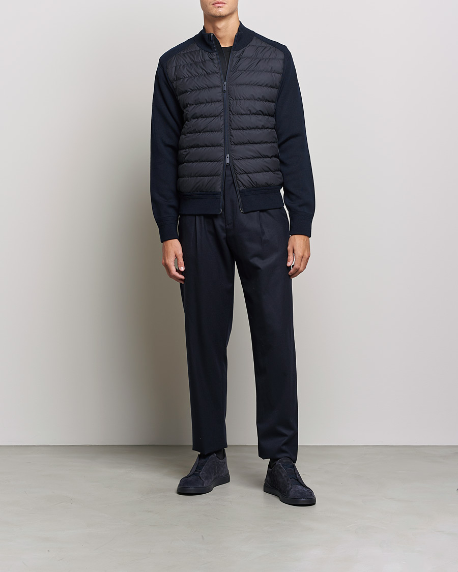 Herren | Jacken | Zegna | Padded Hybrid Jacket Navy