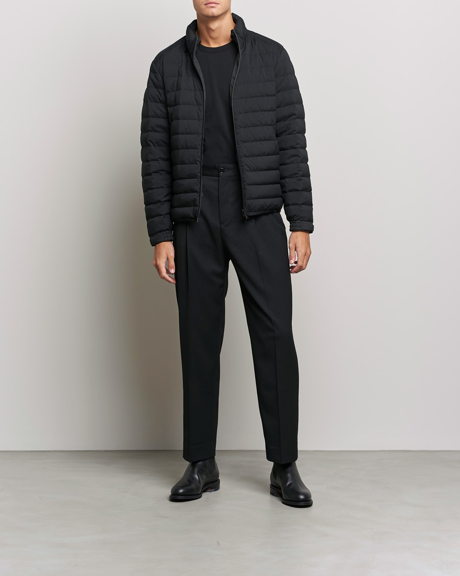 Herren | Jacken | Zegna | Lightweight Nylon Down Jacket Black