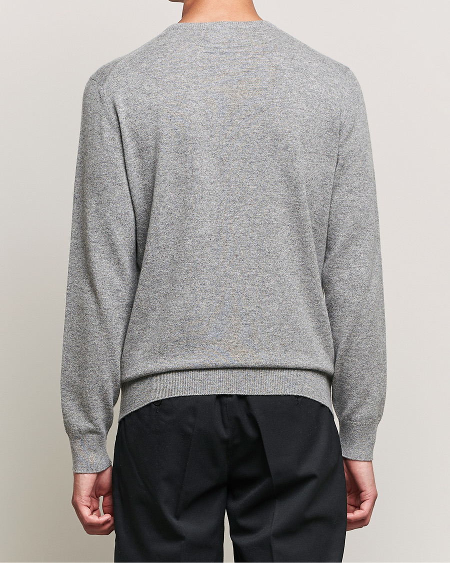 Herren | Pullover | Zegna | Oasi Cashmere Crew Neck Grey Melange