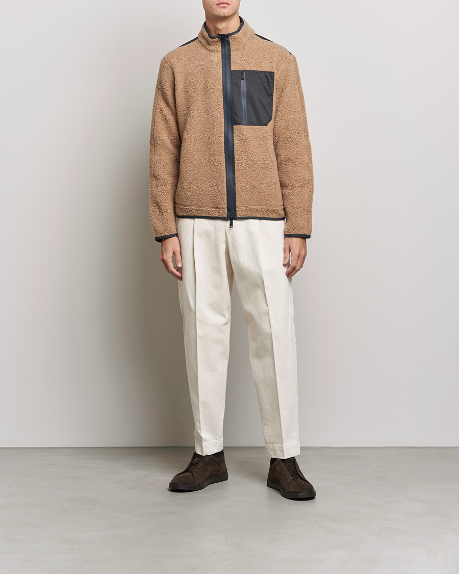 Herren | Hosen | Zegna | Pleated Bull Denim Pants Off White
