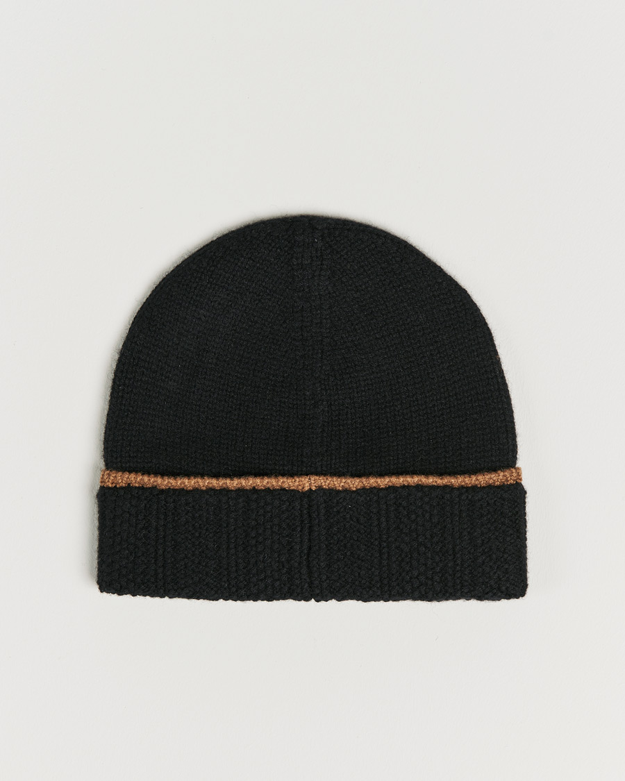 Herren | Zegna Cashmere Beanie Black | Zegna | Cashmere Beanie Black