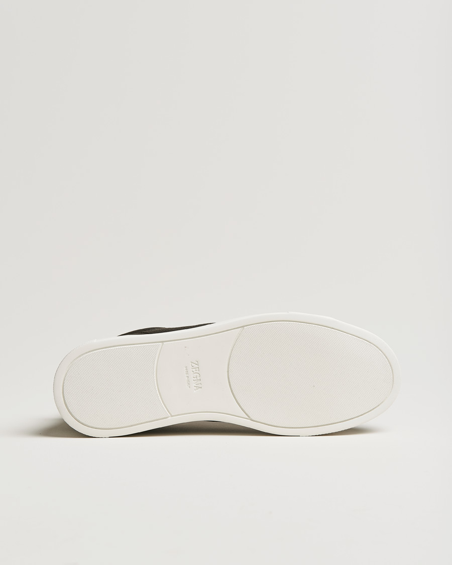 Herren | Zegna Triple Stitch Sneaker Dark Brown Calf | Zegna | Triple Stitch Sneaker Dark Brown Calf