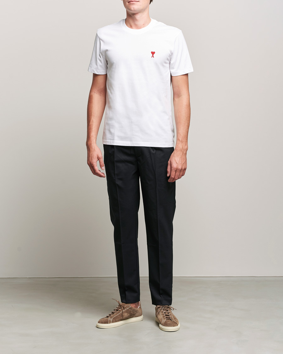 Herren | T-Shirts | AMI | Heart Logo T-Shirt White