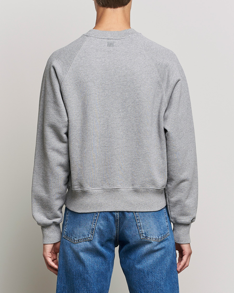 Herren | Pullover | AMI | Paris College Sweatshirt Heather Grey