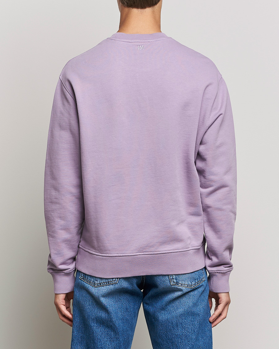 Herren | Pullover | AMI | Heart Logo Sweatshirt Washed Purple