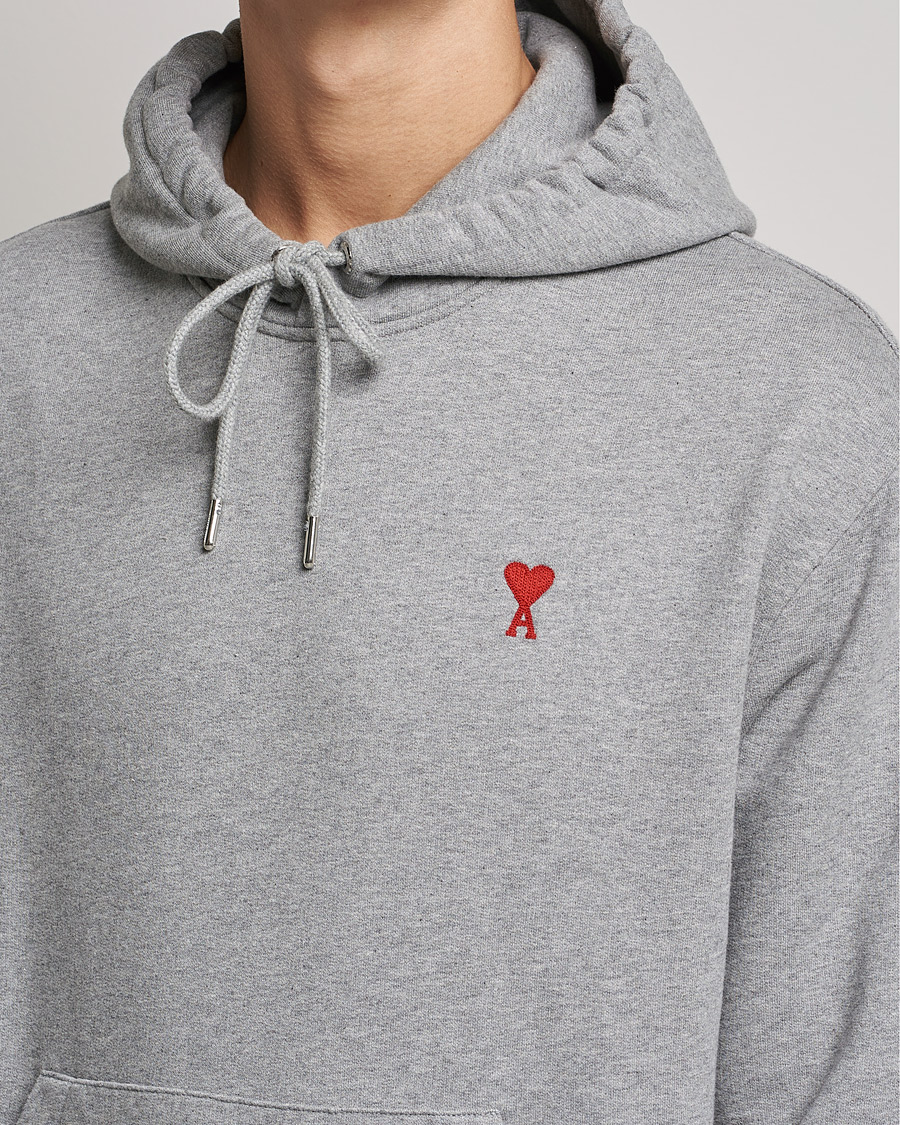 Herren | Pullover | AMI | Heart Logo Hoodie Heather Grey