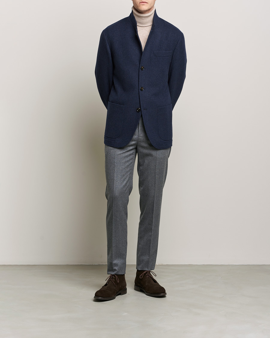Herren | Jacken | Brunello Cucinelli | Cashmere City Jacket Dark Blue