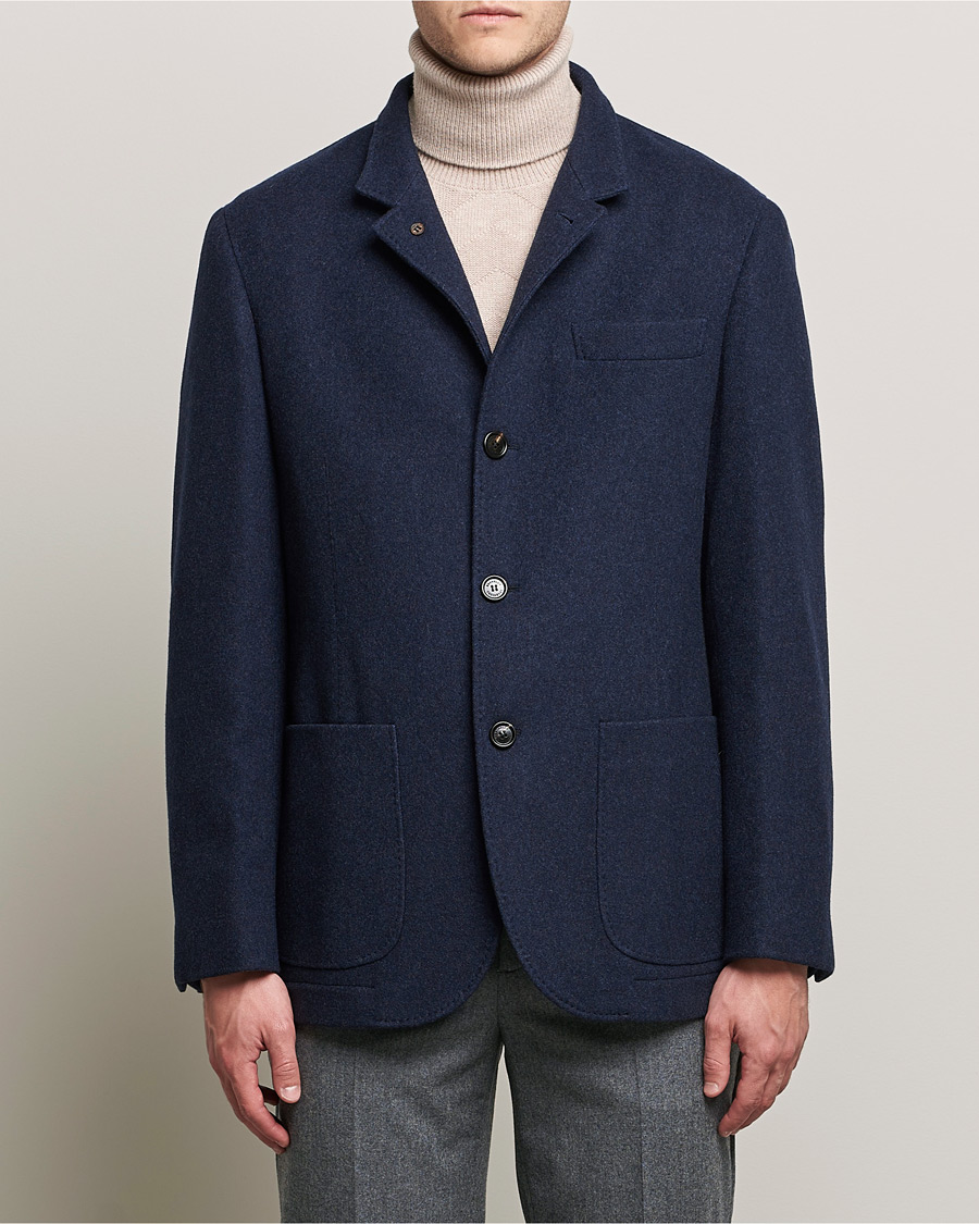 Herren | Jacken | Brunello Cucinelli | Cashmere City Jacket Dark Blue