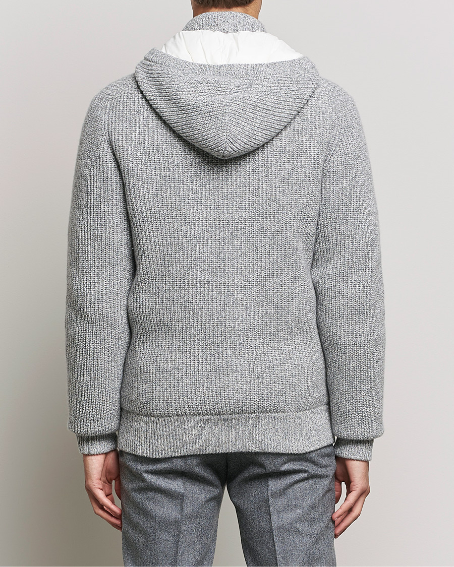 Herren | Jacken | Brunello Cucinelli | Hooded Cashmere Jacket Light Grey
