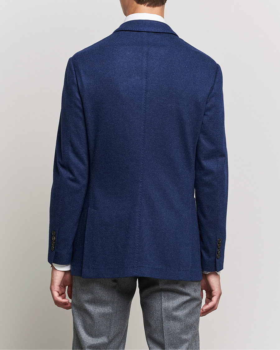 Herren | Sakkos | Brunello Cucinelli | Cashmere Jersey Jacket Dark Blue