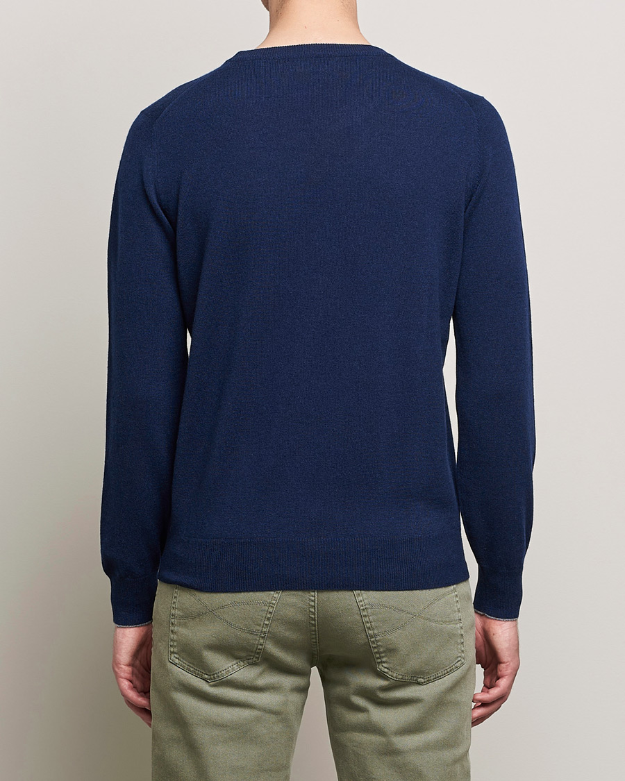 Herren | Pullover | Brunello Cucinelli | 2 Ply Cashmere Pullover Navy