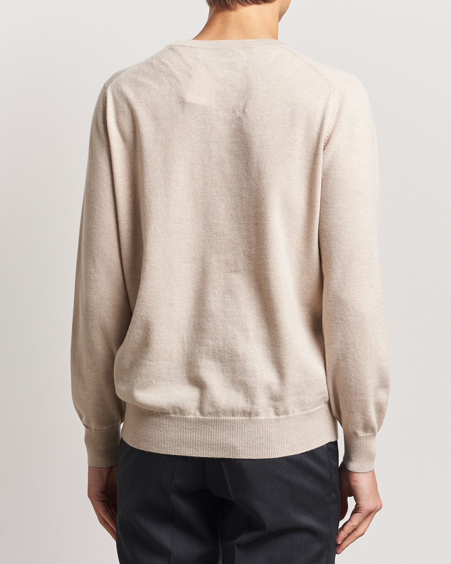 Herren | Pullover | Brunello Cucinelli | 2 Ply Cashmere Pullover Sand