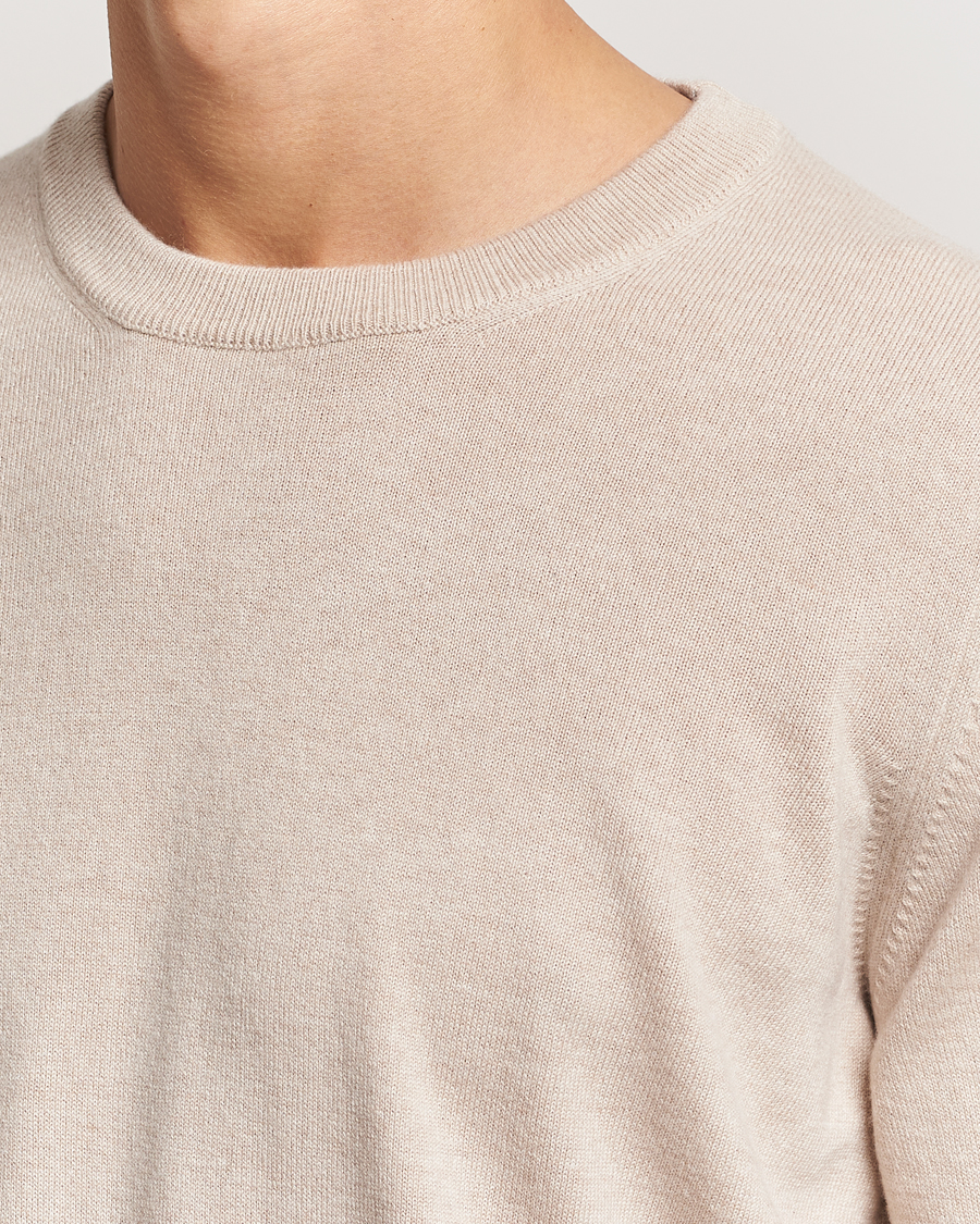 Herren | Pullover | Brunello Cucinelli | 2 Ply Cashmere Pullover Sand