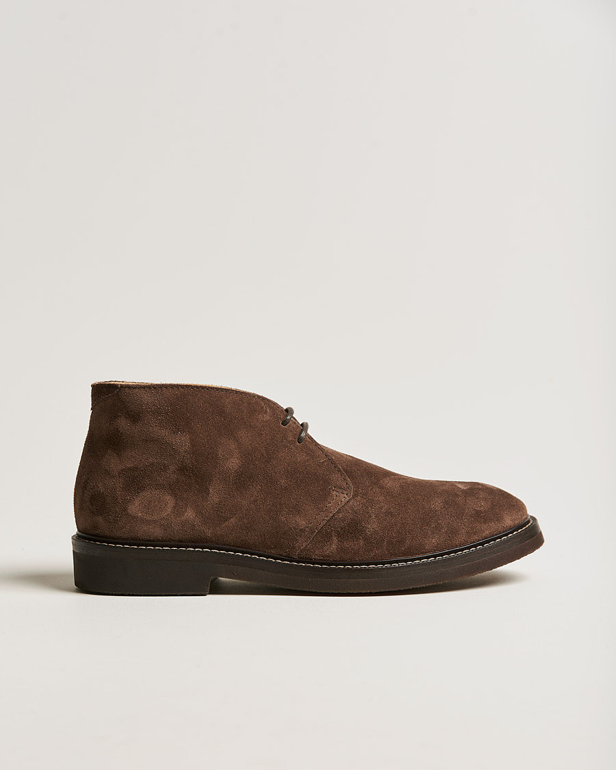 Herren | Brunello Cucinelli Desert Boot Dark Brown Suede | Brunello Cucinelli | Desert Boot Dark Brown Suede