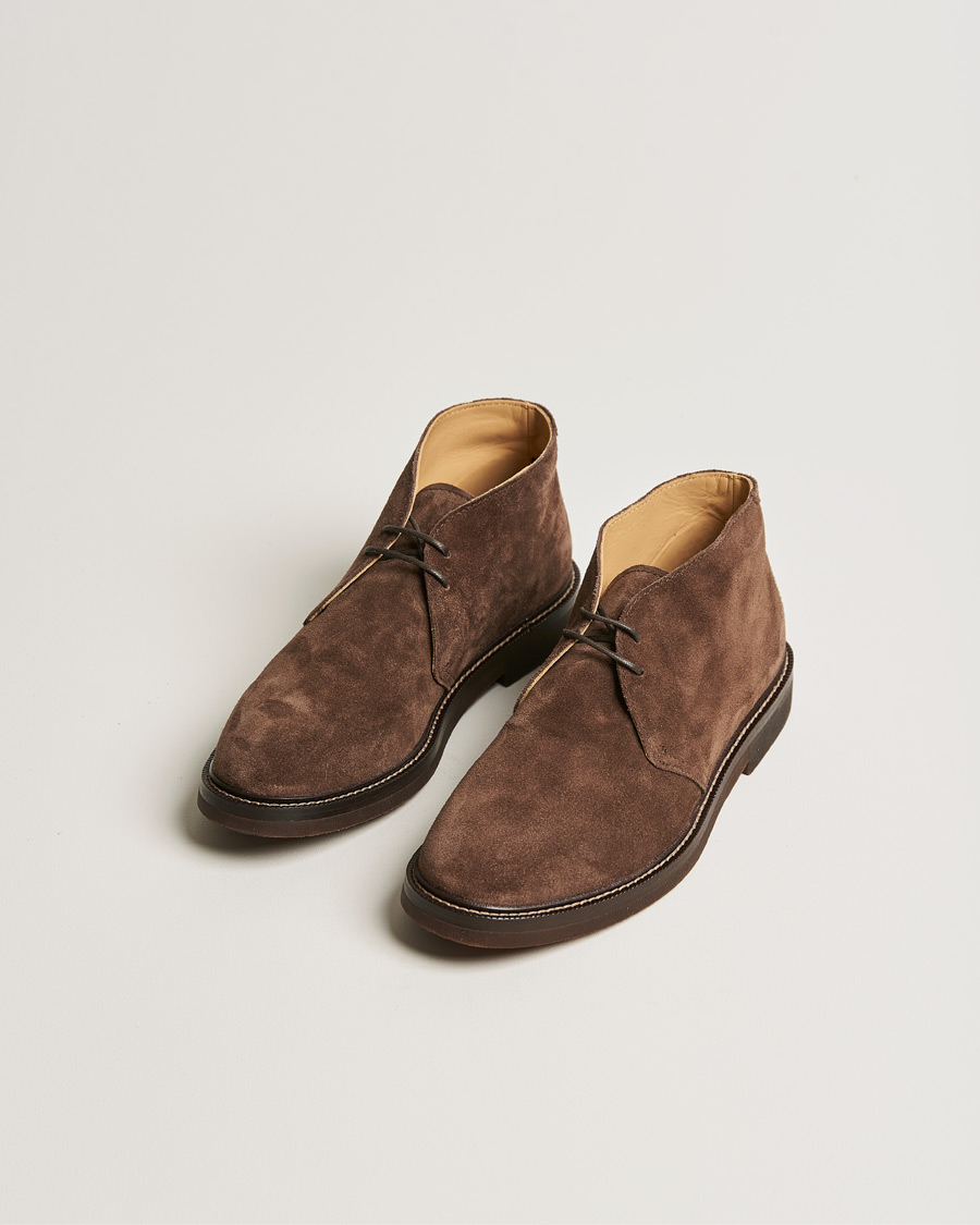 Herren | Brunello Cucinelli Desert Boot Dark Brown Suede | Brunello Cucinelli | Desert Boot Dark Brown Suede