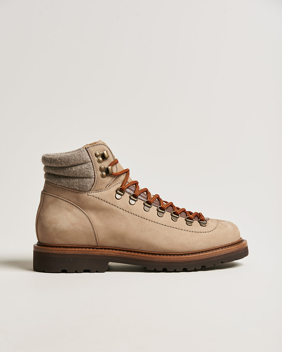 Herren | Brunello Cucinelli Hiking Boot Stone Suede | Brunello Cucinelli | Hiking Boot Stone Suede
