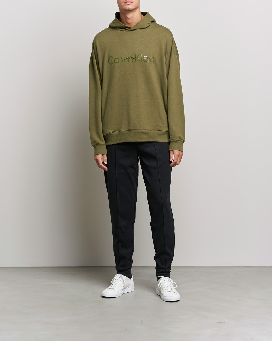 Herren | Pullover | Calvin Klein | Loungewear Logo Hoodie Olive