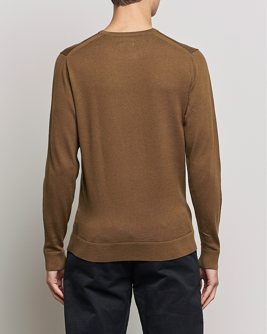 Herren | Pullover | Calvin Klein | Superior Wool Crew Neck Sweater Chester Brown