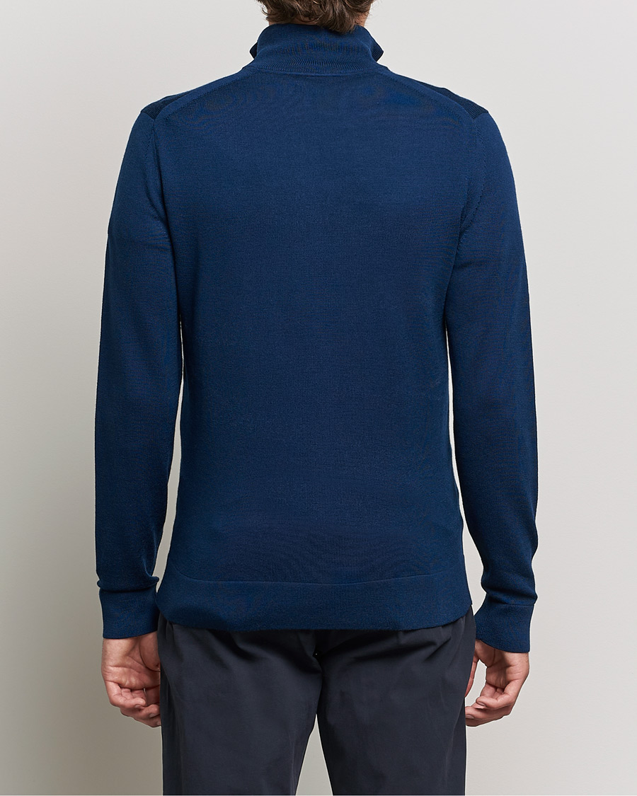 Herren | Pullover | Calvin Klein | Superior Wool Half Zip Sweater Navy