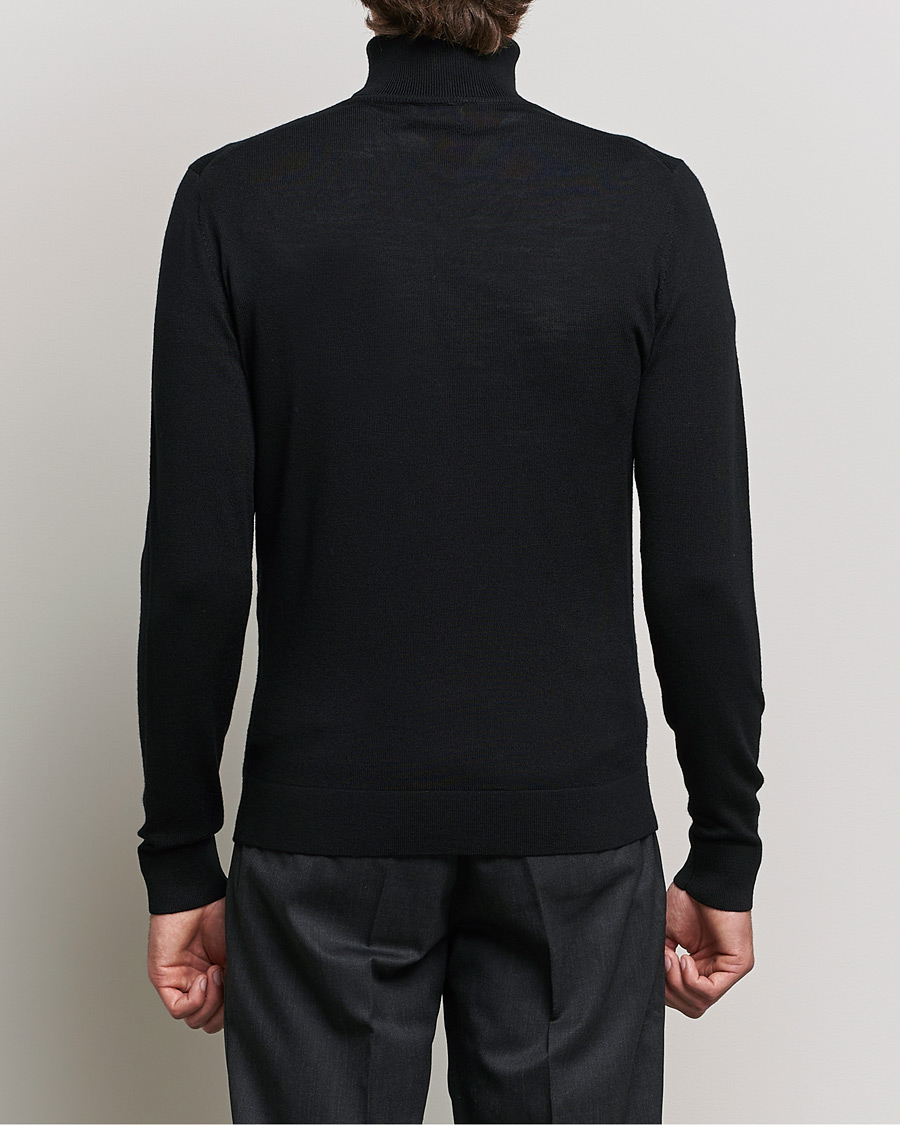 Herren | Pullover | Calvin Klein | Superior Wool Rollneck Black