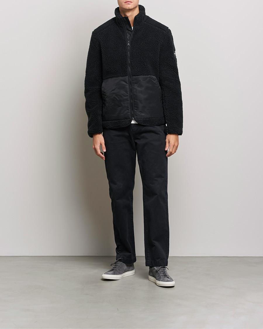 Herren | Pullover | Calvin Klein | Teddy Full Zip Sweater Black