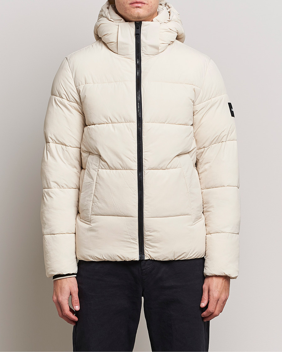 Herren | Jacken | Calvin Klein | Crinkle Nylon Puffer Jacket Stony Beige