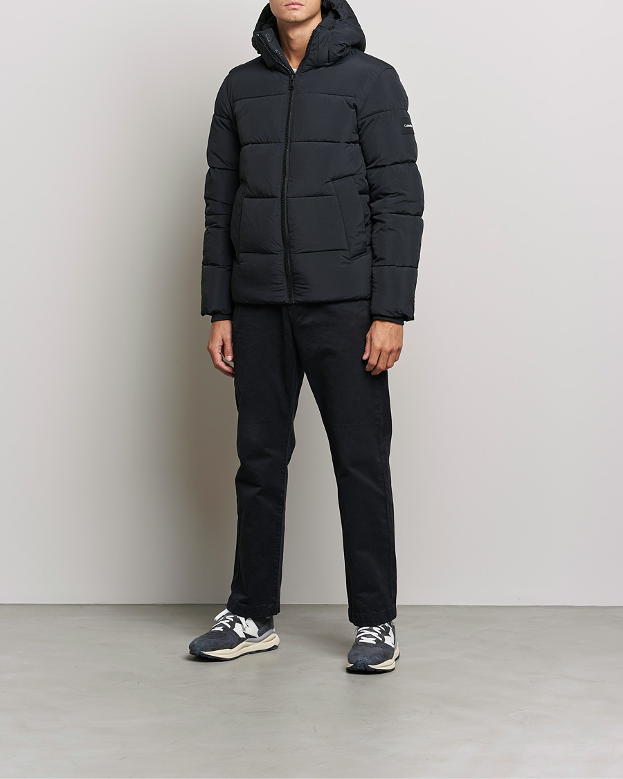 Herren | Jacken | Calvin Klein | Crinkle Nylon Puffer Jacket Black