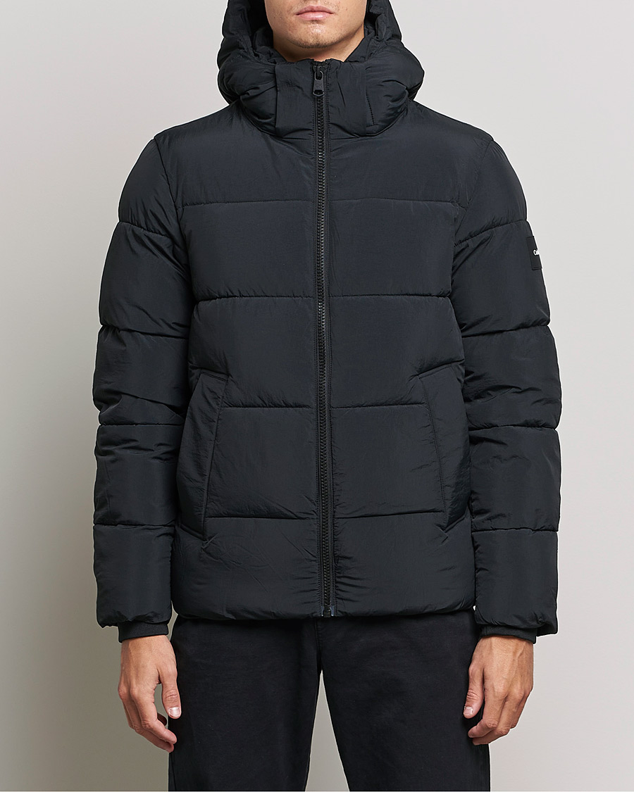 Herren | Jacken | Calvin Klein | Crinkle Nylon Puffer Jacket Black