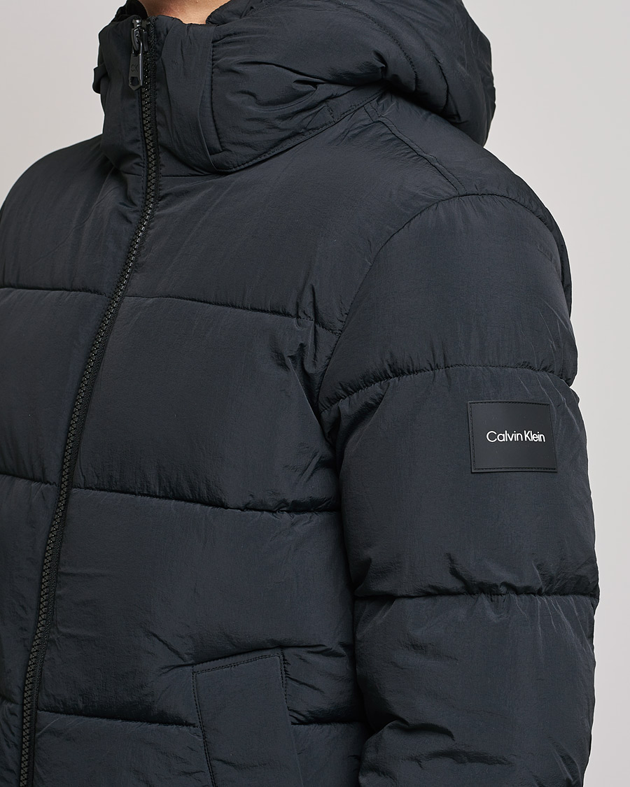 Herren | Jacken | Calvin Klein | Crinkle Nylon Puffer Jacket Black