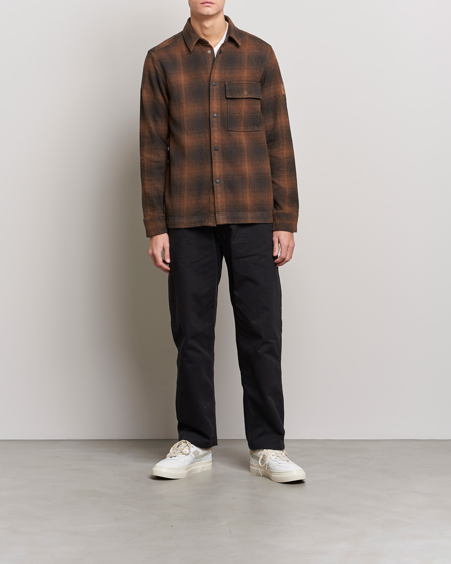 Herren | Hemden | Calvin Klein | Blurred Checked Overshirt Chester Brown