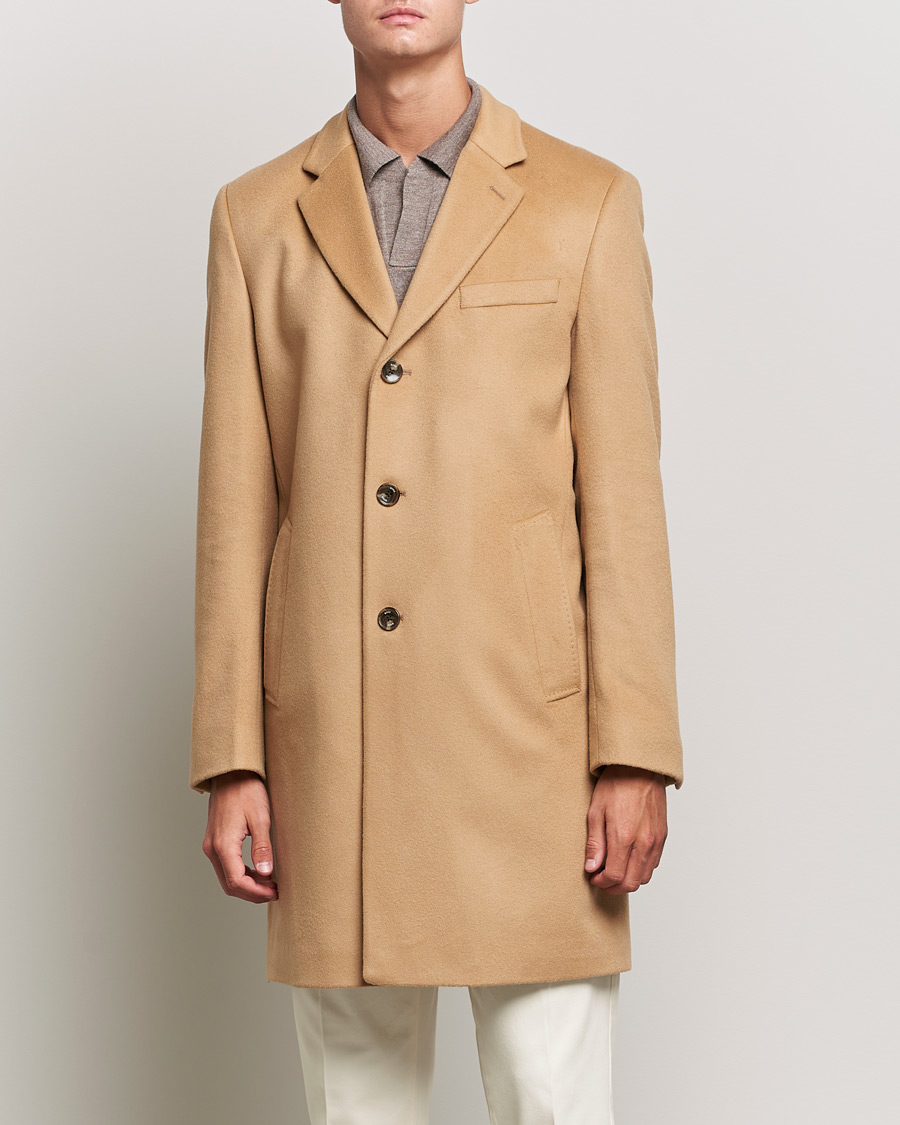 Herren | Jacken | BOSS BLACK | BOSS Hyde Wool/Cashmere Coat Medium Beige