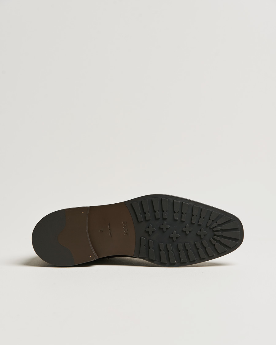 Herren | BOSS Lisbon Leather Chelsea Boots Dark Brown | BOSS BLACK | BOSS Lisbon Leather Chelsea Boots Dark Brown