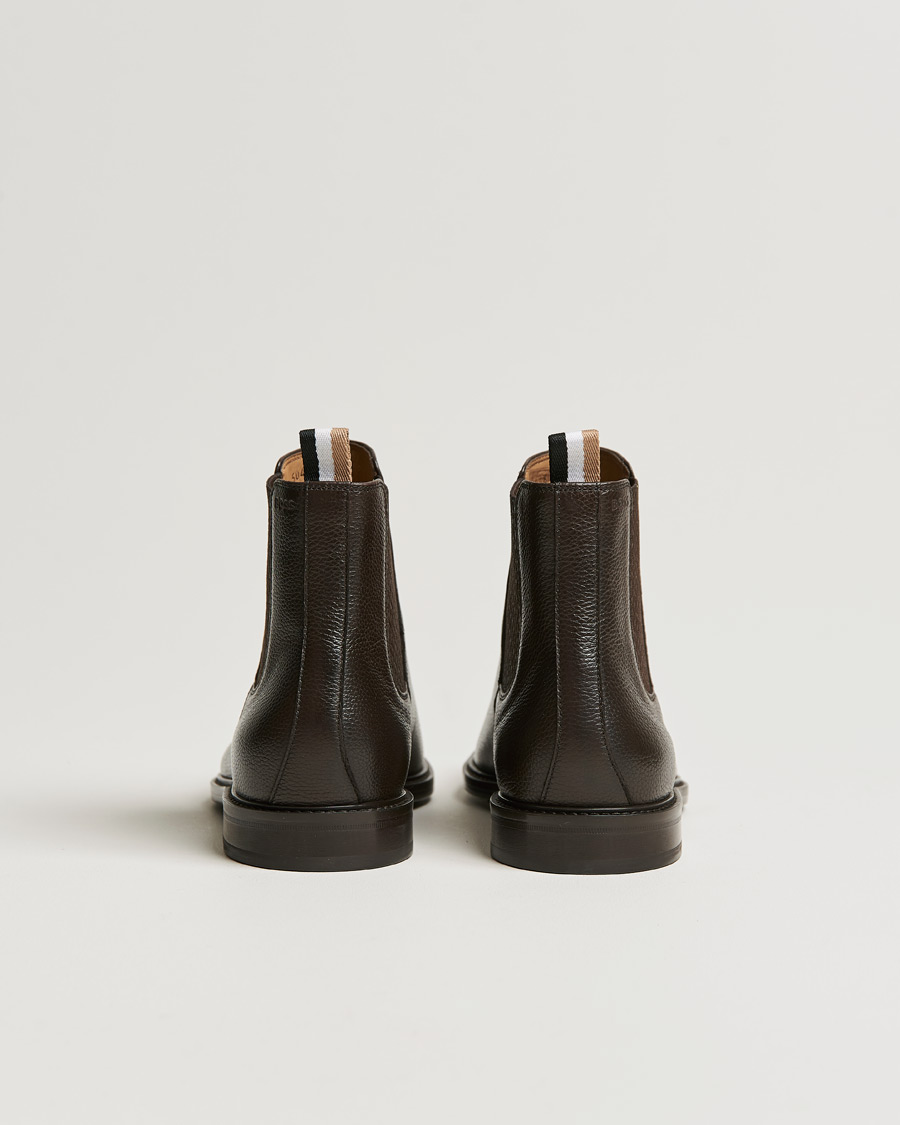 Herren | BOSS Lisbon Leather Chelsea Boots Dark Brown | BOSS BLACK | BOSS Lisbon Leather Chelsea Boots Dark Brown