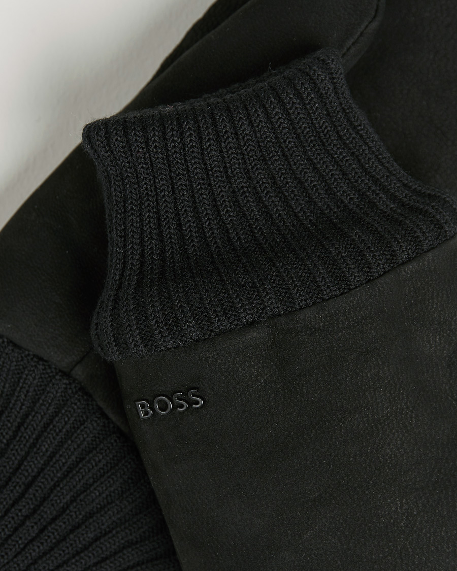Herren | Halmor Padded Gloves Black | BOSS BLACK | Halmor Padded Gloves Black