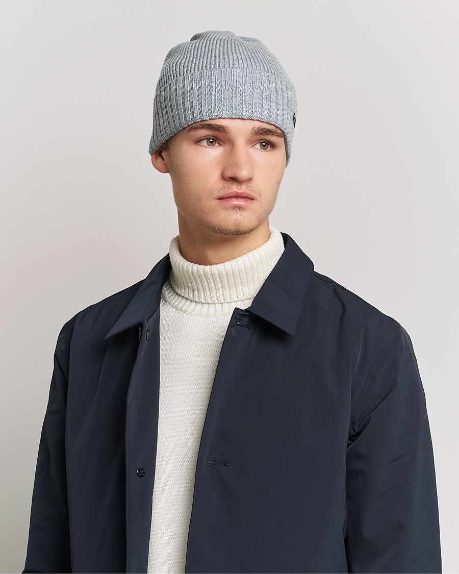 Herren | Fati Beanie Silver | BOSS BLACK | Fati Beanie Silver