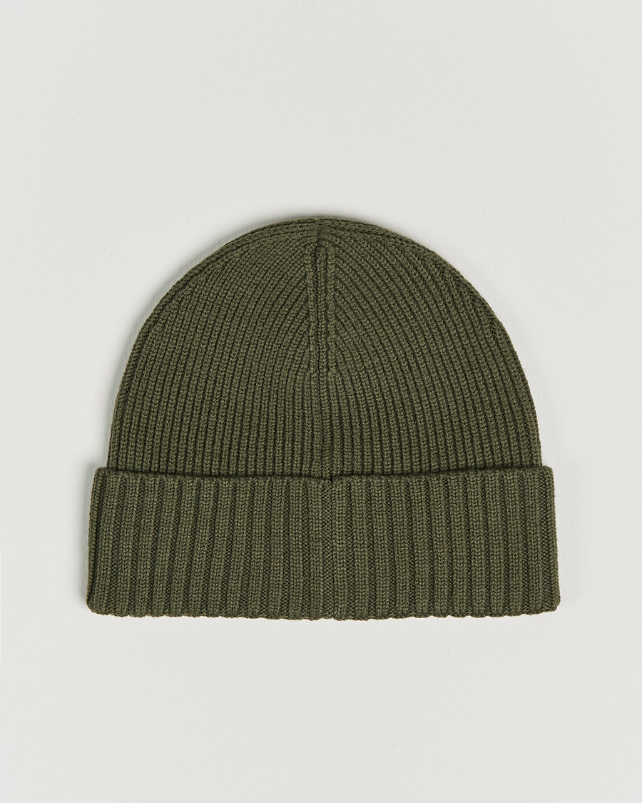 Herren | BOSS Fati Beanie Open Green | BOSS BLACK | BOSS Fati Beanie Open Green
