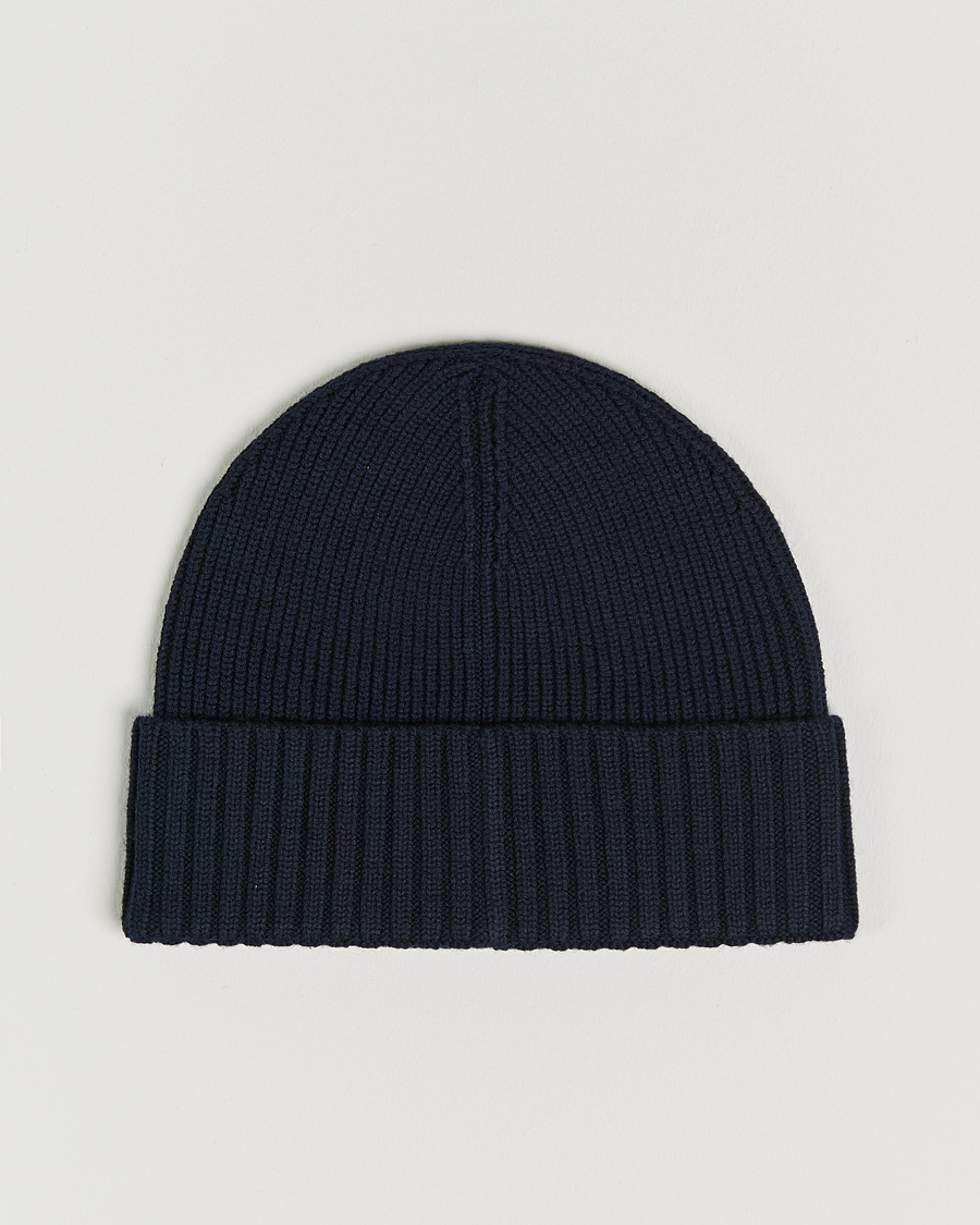 Herren | BOSS Fati Beanie Dark Blue | BOSS BLACK | BOSS Fati Beanie Dark Blue