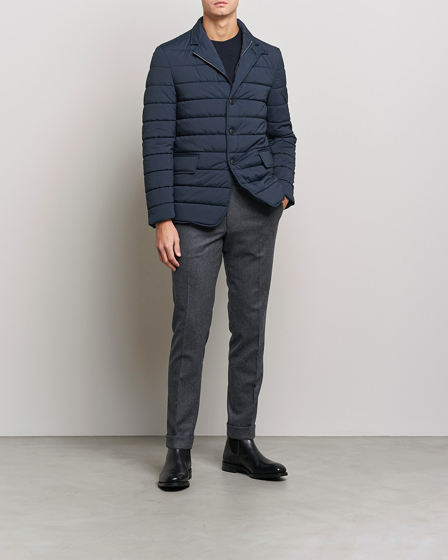 Herren | Jacken | BOSS BLACK | Hanry Padded Blazer Jacket Dark Blue