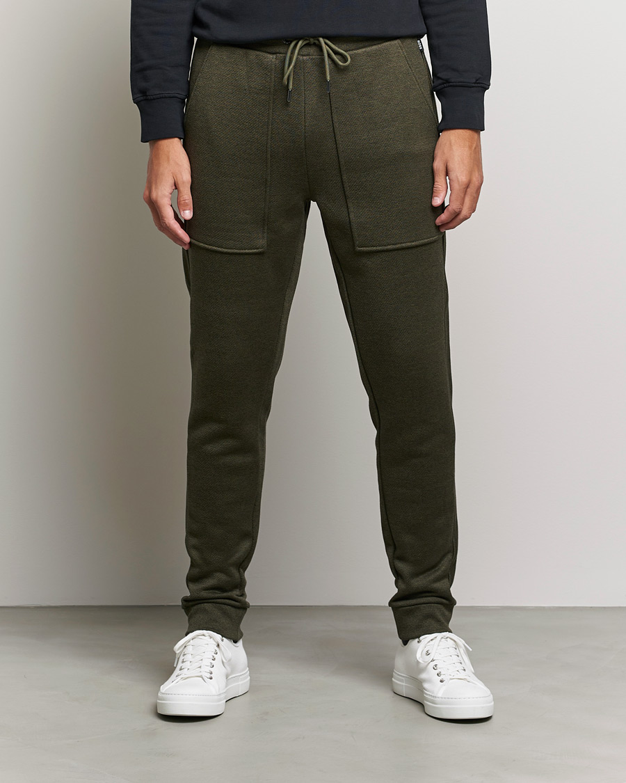 Herren | Hosen | BOSS BLACK | Lamont Drawstring Trousers Open Green