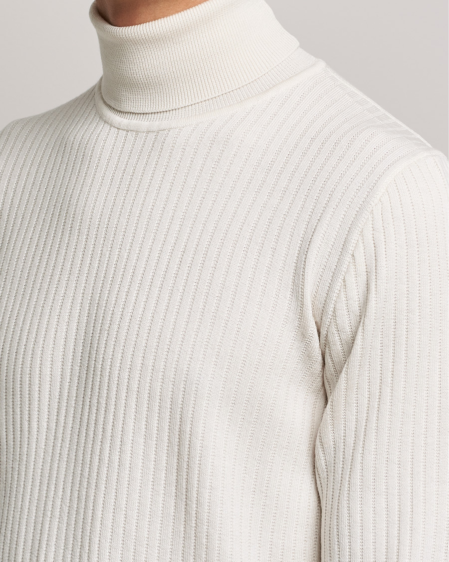Herren | Pullover | BOSS BLACK | Lanerio Chunky Structured Polo Open White