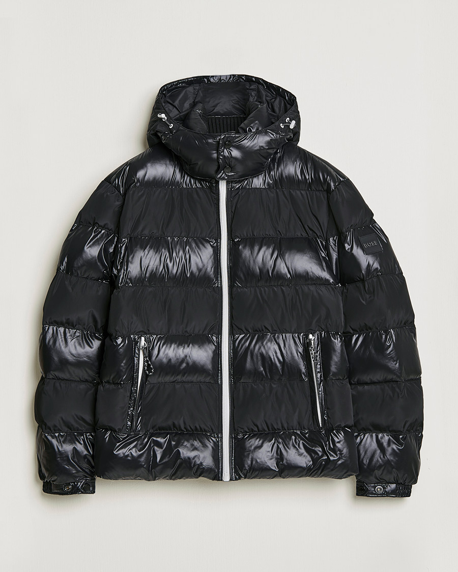 Herren | Jacken | BOSS BLACK | Cutlero Glossy Puffer Jacket Black