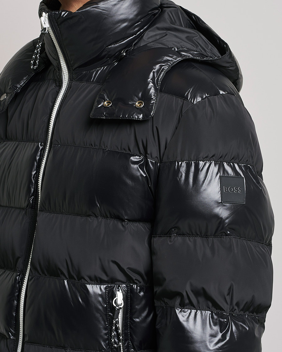 Herren | Jacken | BOSS BLACK | Cutlero Glossy Puffer Jacket Black