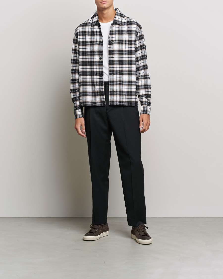 Herren | Hemden | BOSS BLACK | Nolan Check Flannel Shirt Black