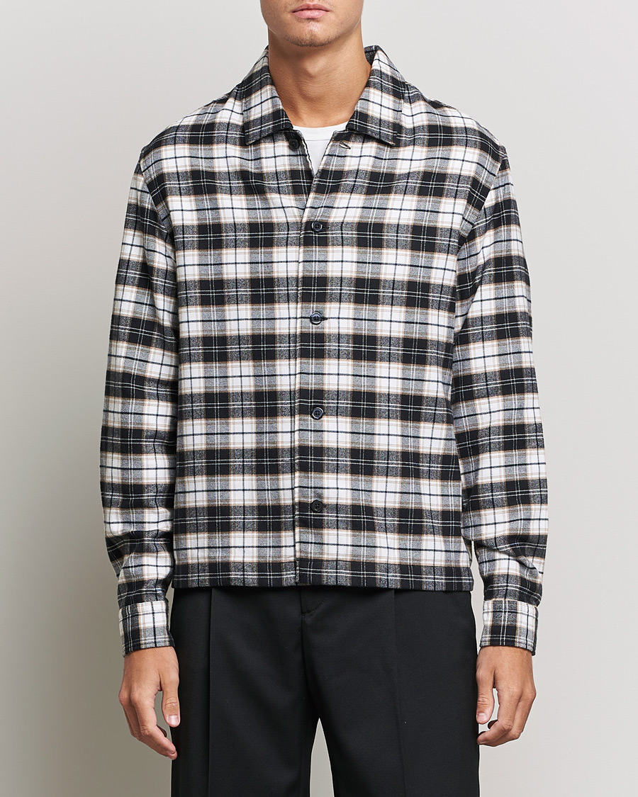 Herren | Hemden | BOSS BLACK | Nolan Check Flannel Shirt Black