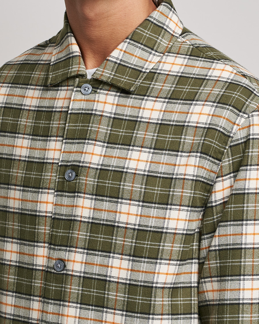 Herren | Hemden | BOSS BLACK | Nolan Check Flannel Shirt Open Green