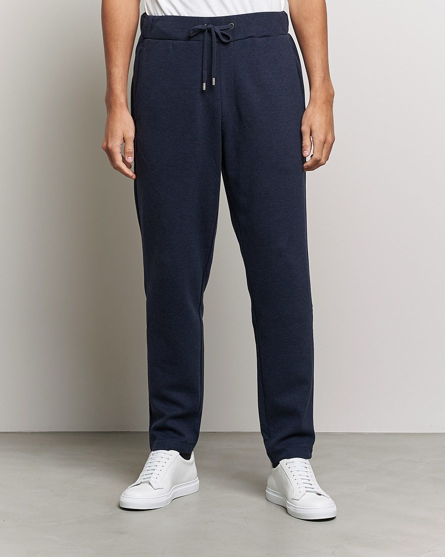 Herren | Hosen | BOSS BLACK | BOSS Cashmere Sweatpants Dark Blue